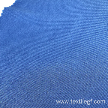 Blue Polyester Spandex Roma Knitted Fabric